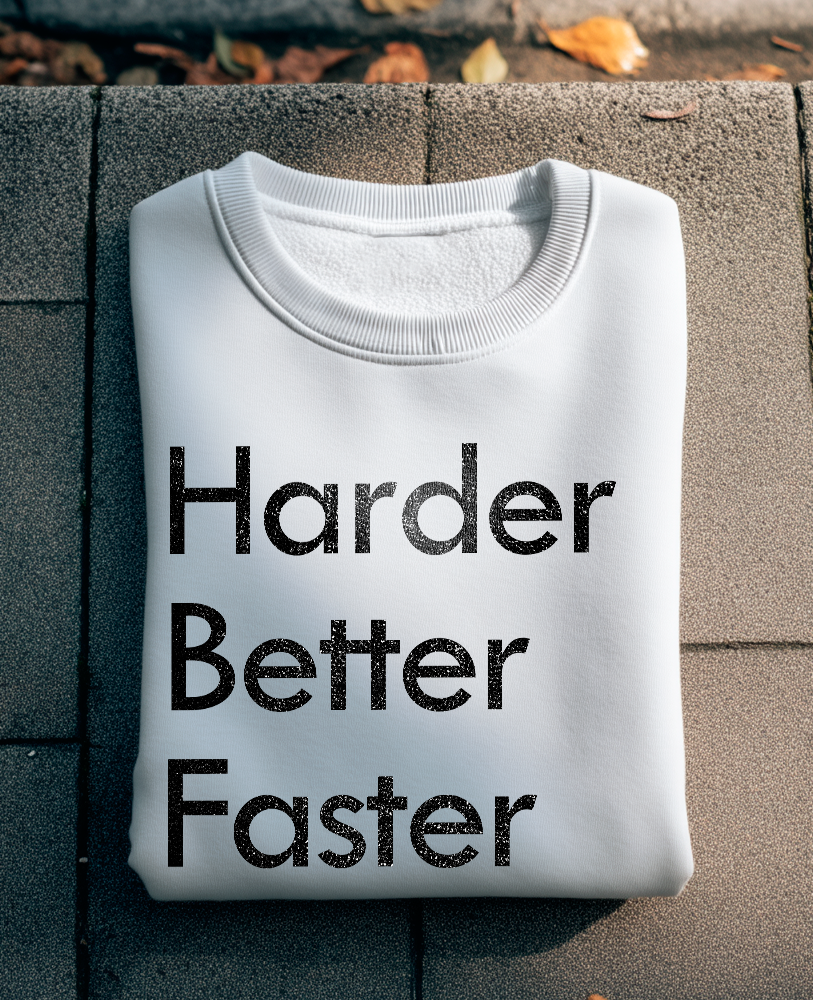 Moletom careca DAFT PUNK HARDER BETTER FASTER STRONGER