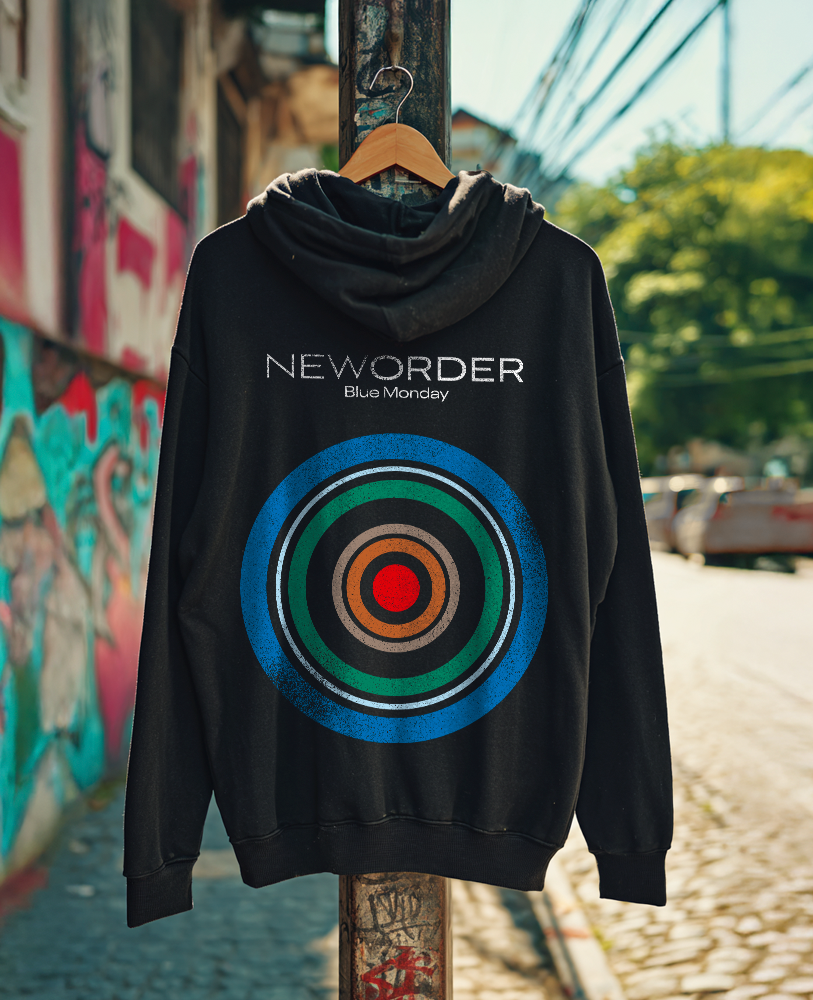 Moletom canguru unisex NEW ORDER BLUE MONDAY