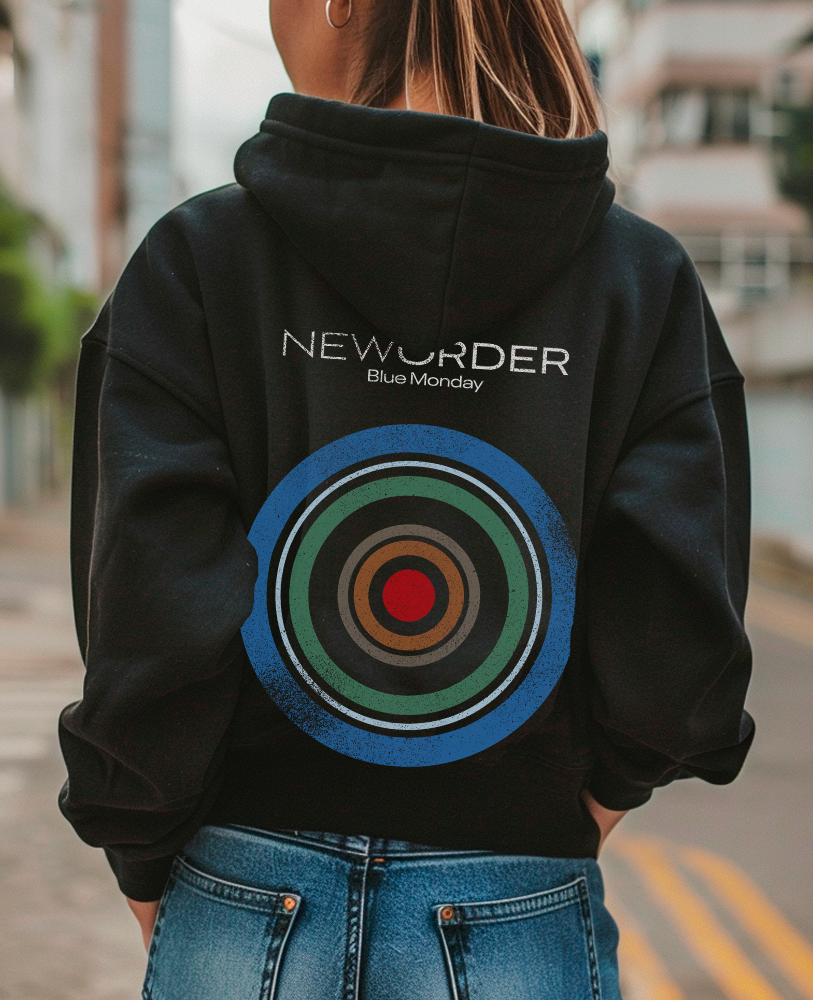 Moletom canguru unisex NEW ORDER BLUE MONDAY