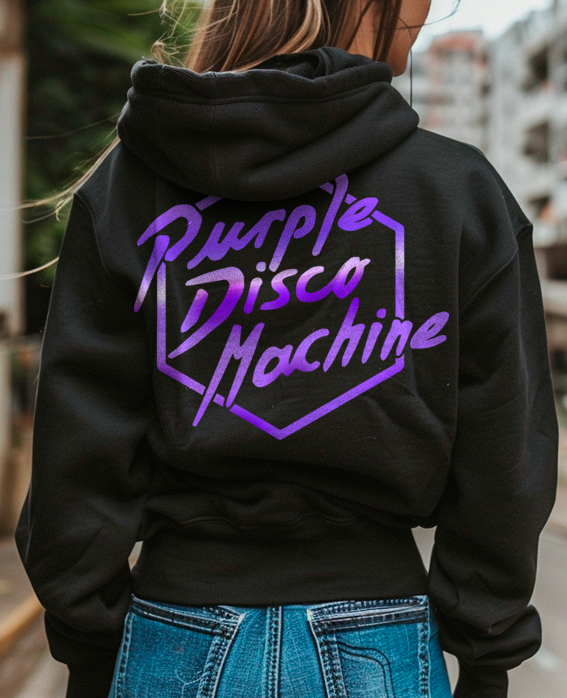 Moletom canguru unisex PURPLE DISCO MACHINE