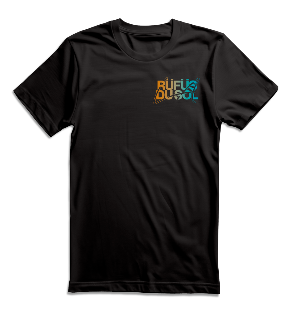 Camiseta unisex preta RUFUS DU SOL - LOS ANGELES