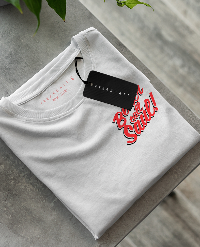 Camiseta unisex branca "BETTER CALL SAUL"