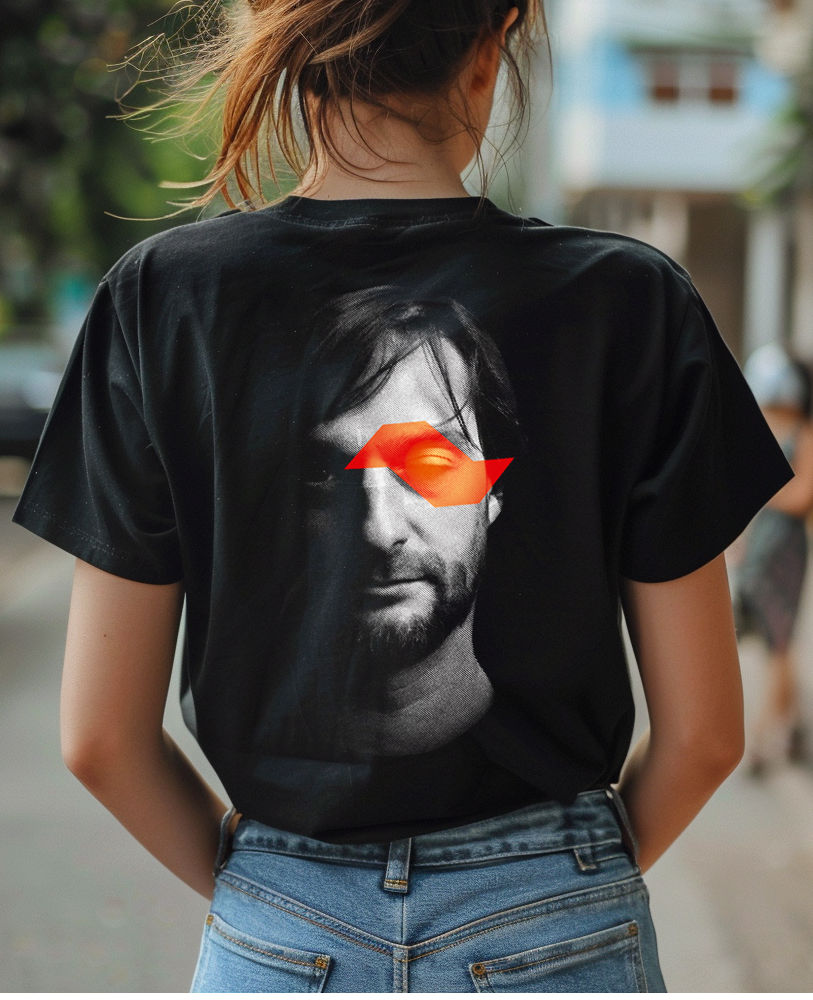 Camiseta unisex preta RICARDO VILLALOBOS - NO-SHOW