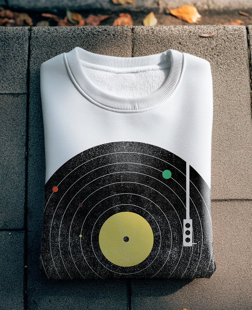 Moletom careca VINIL PLANETS