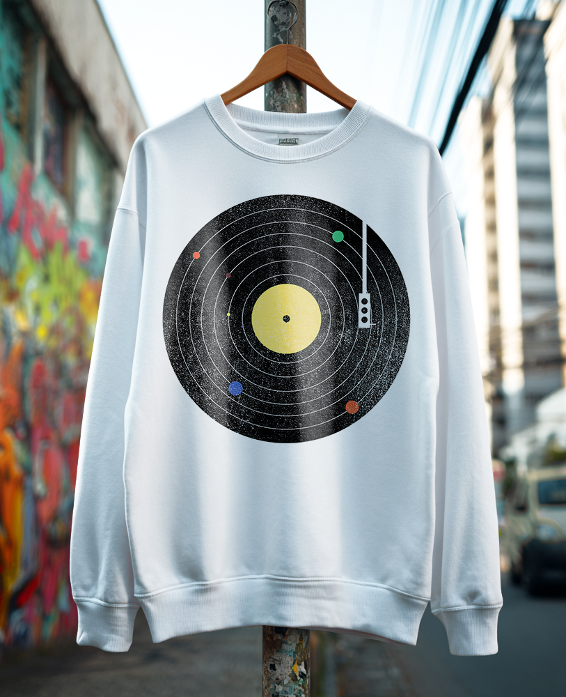 Moletom careca VINIL PLANETS
