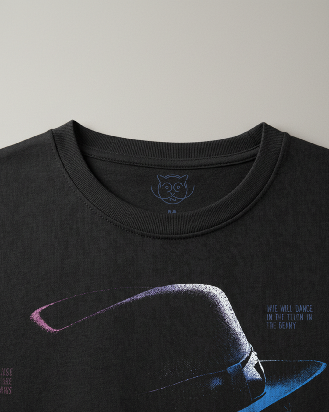 Camiseta unisex preta MICHAEL JACKSON BILLIE JEAN