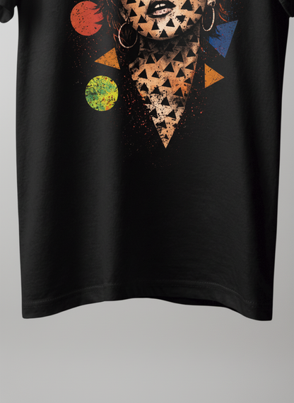 Camiseta unisex preta GIRLS JUST WANNA HAVE FUN