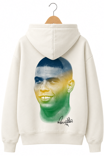 Moletom canguru unisex off-white RONALDO FENÔMENO