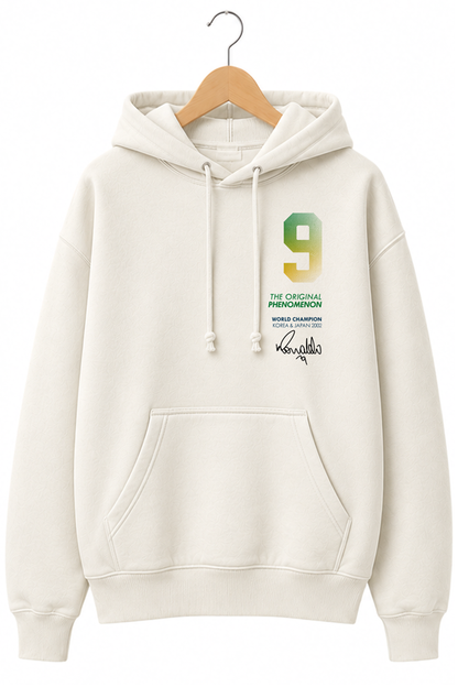 Moletom canguru unisex off-white RONALDO FENÔMENO
