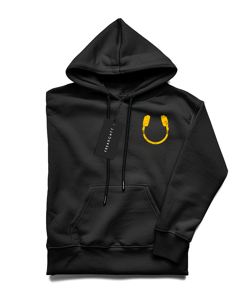 Moletom canguru unisex HEADPHONE SMILE