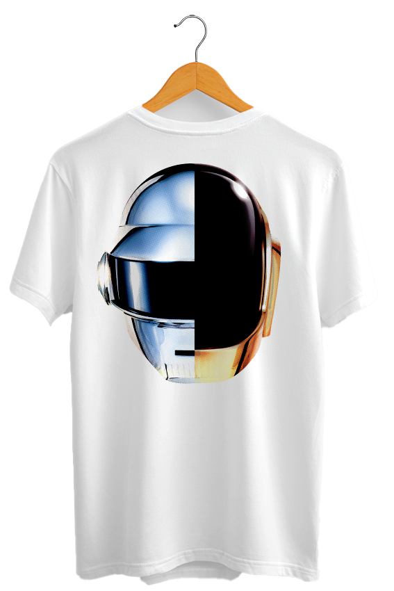 Camiseta Unisex Branca Daft Punk ‘Random Access Memories’