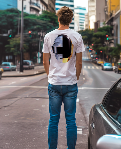Camiseta Unisex Branca Daft Punk ‘Random Access Memories’