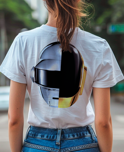 Camiseta Unisex Branca Daft Punk ‘Random Access Memories’