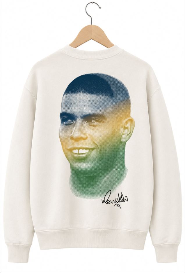 Moletom unisex careca off-white RONALDO FENÔMENO