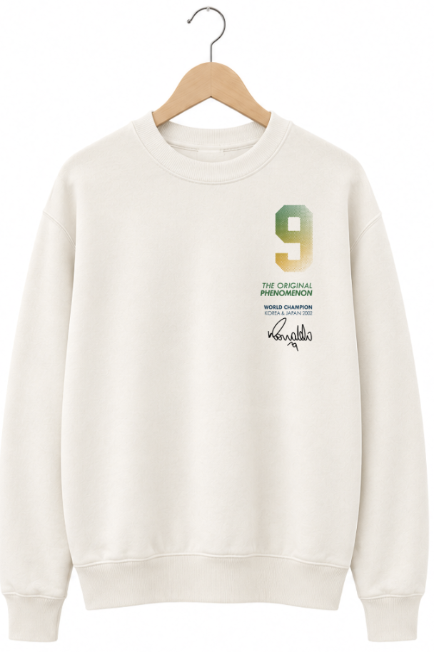 Moletom unisex careca off-white RONALDO FENÔMENO