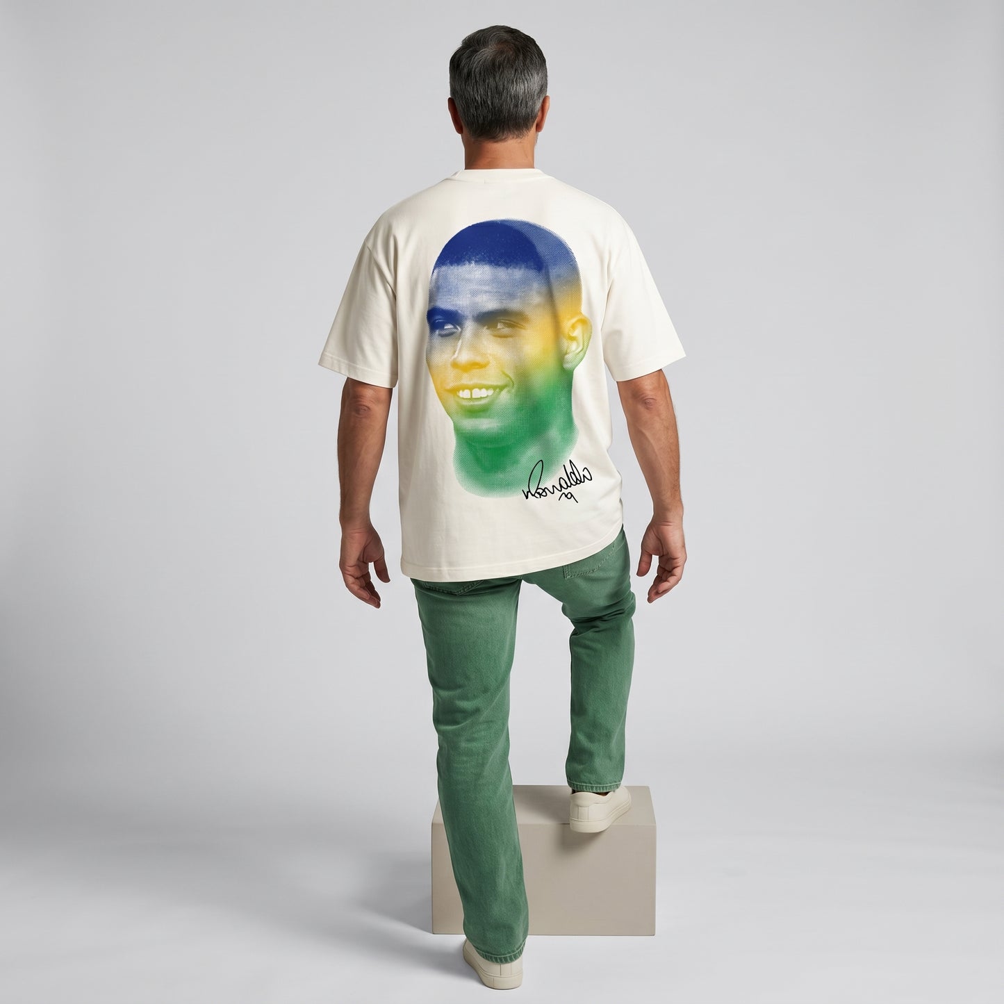 Camiseta Unisex Oversized Off-white RONALDO FENÔMENO