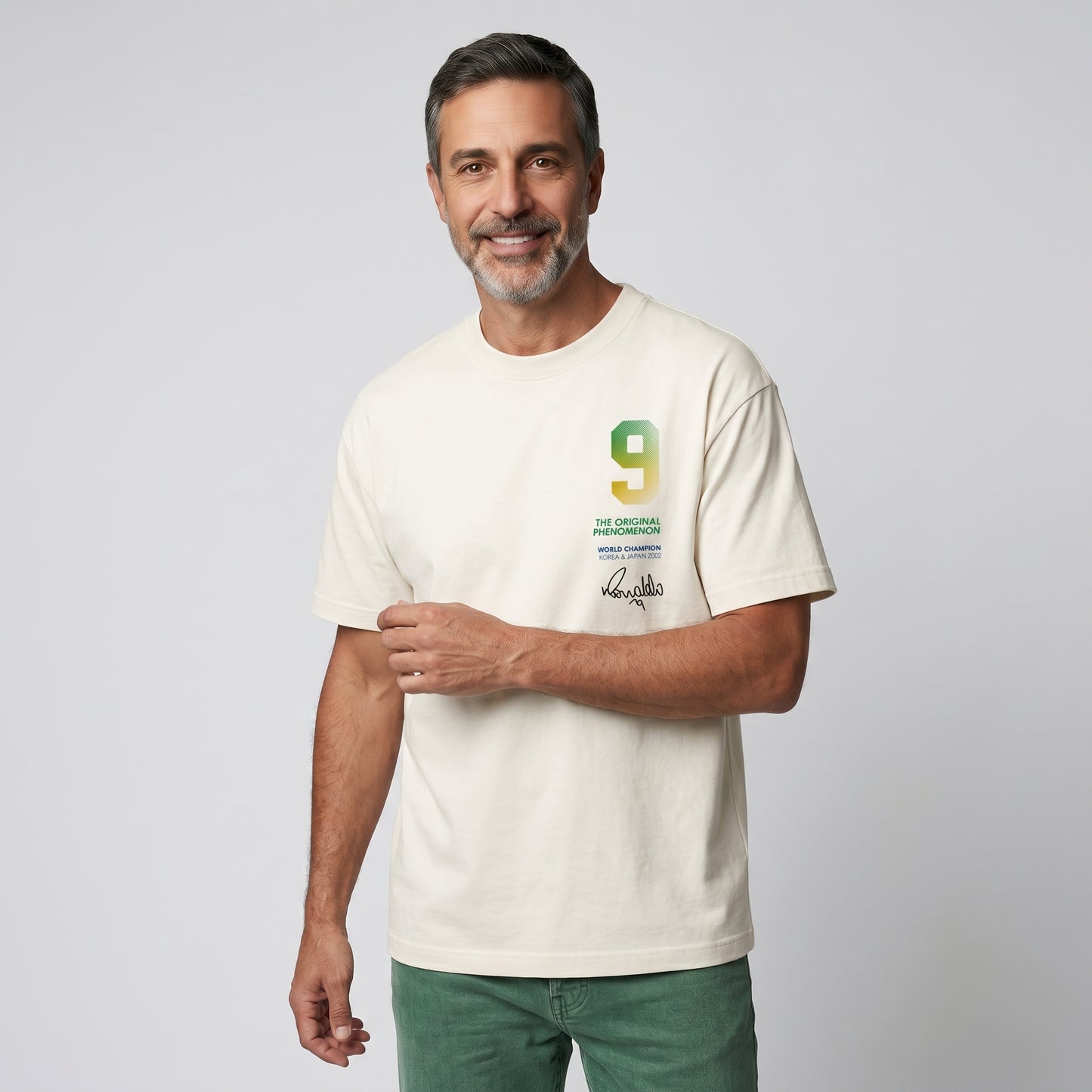 Camiseta Unisex Oversized Off-white RONALDO FENÔMENO