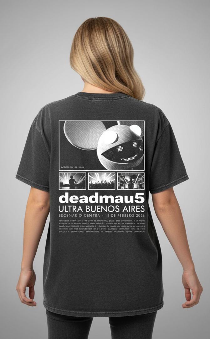 Camiseta Unisex marmorizada DEADMAU5