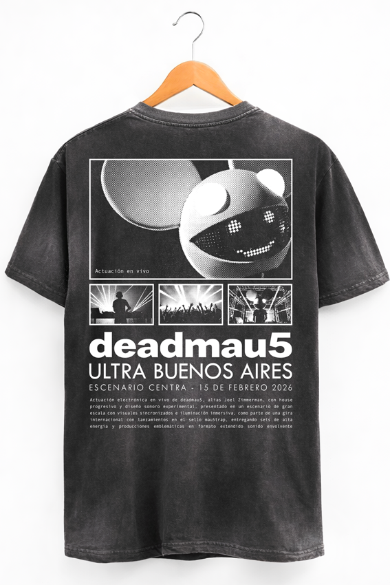 Camiseta Unisex marmorizada DEADMAU5