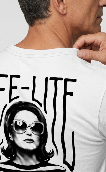 Camiseta unisex branca DEEE-LITE Groove is in the heart