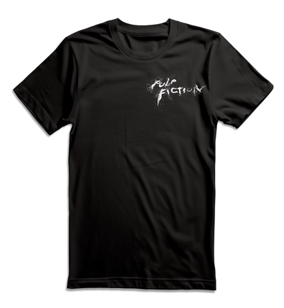 Camiseta unisex preta "PULP FICTION"