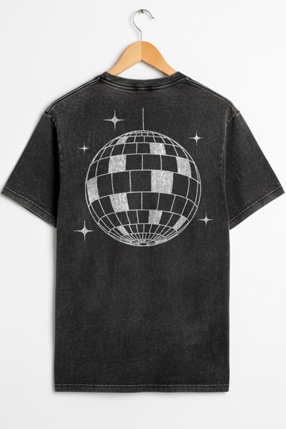 Camiseta unisex marmorizada DISCOBALL