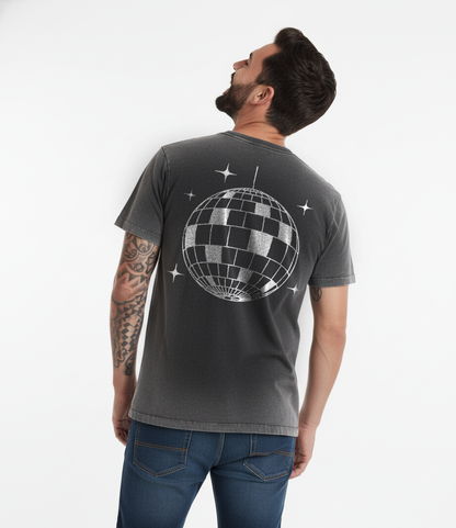 Camiseta unisex marmorizada DISCOBALL