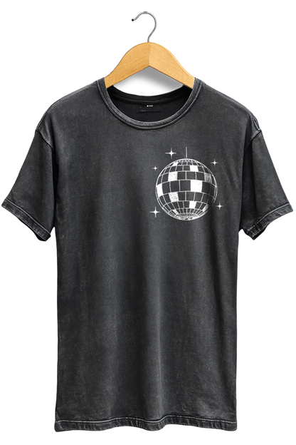 Camiseta unisex marmorizada DISCOBALL