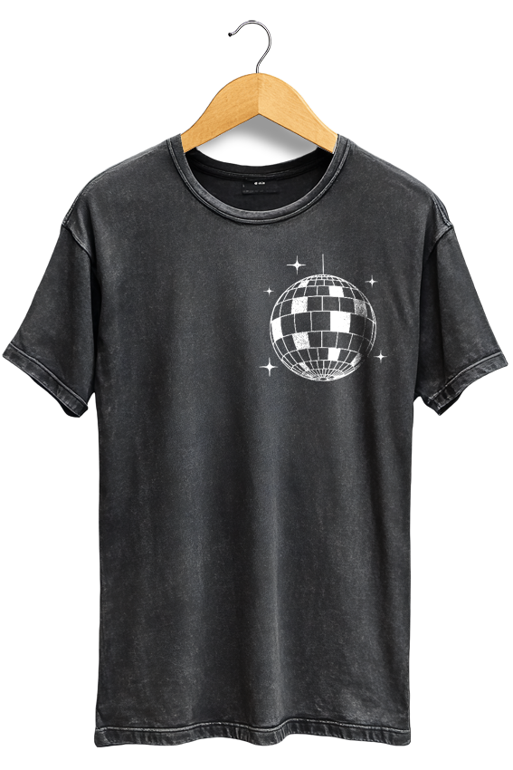 Camiseta unisex marmorizada DISCOBALL