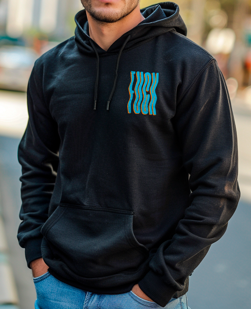 Moletom canguru unisex "FUCK"