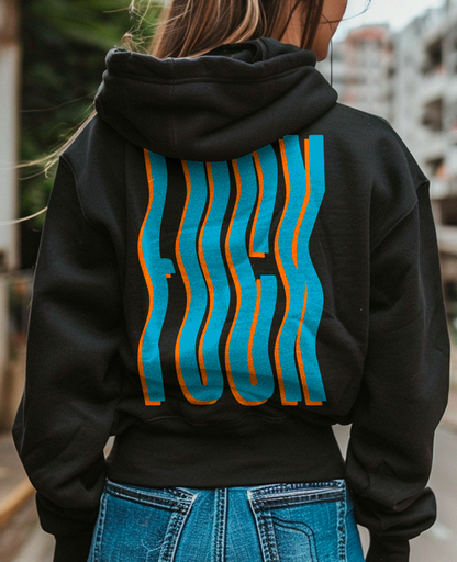 Moletom canguru unisex "FUCK"