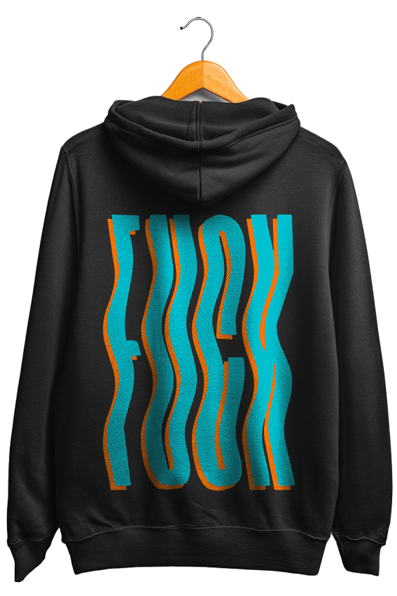 Moletom canguru unisex "FUCK"