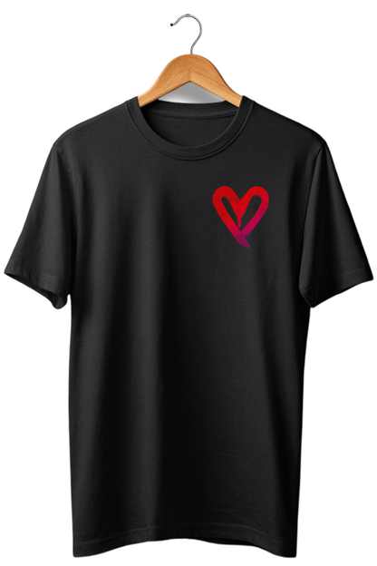 Camiseta unisex preta I LOVE YOU, BUT I'VE CHOSEN DISCO