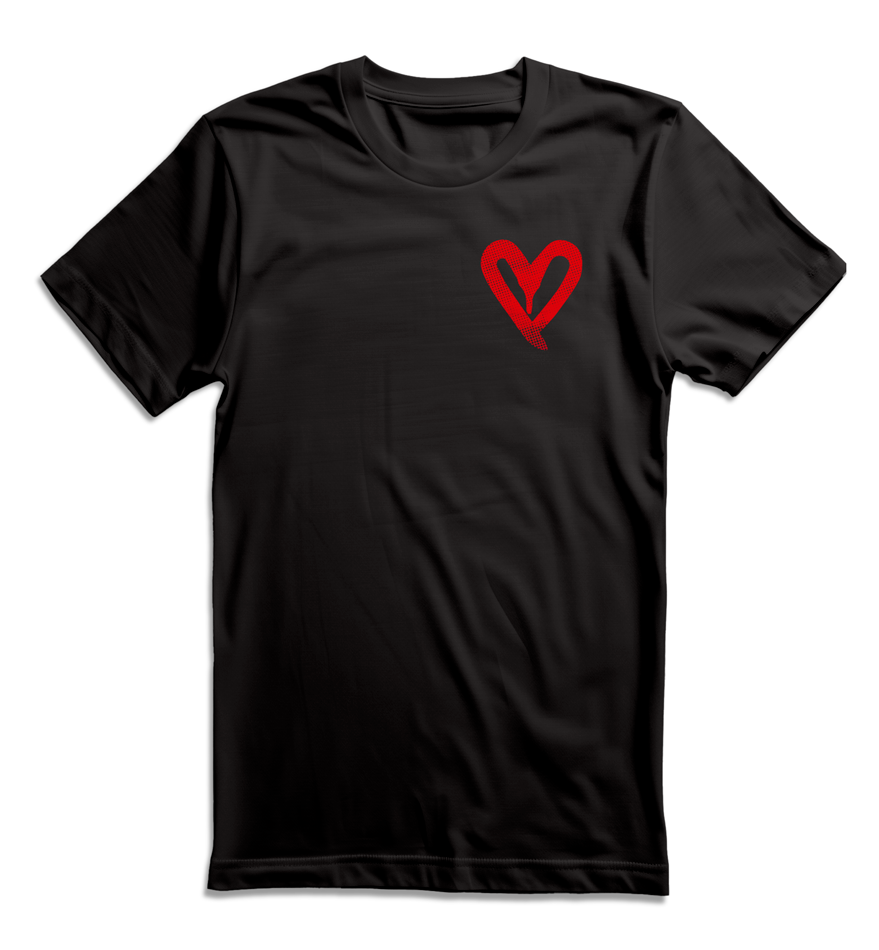 Camiseta unisex preta I LOVE YOU, BUT I'VE CHOSEN DISCO