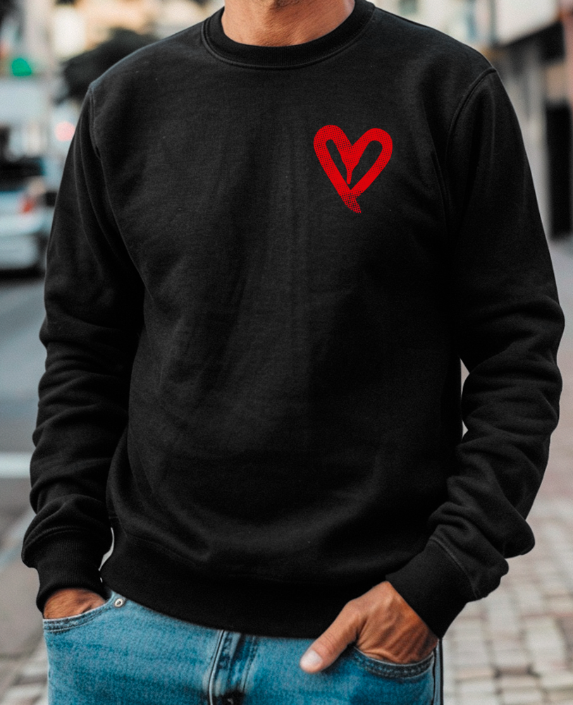 Moletom careca unisex I LOV U BUT I'VE CHOSEN DISCO