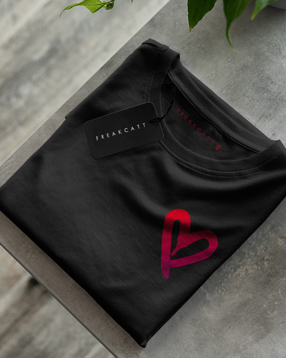 Camiseta unisex preta I LOVE YOU, BUT I'VE CHOSEN DISCO