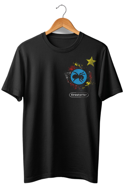 Camiseta Unisex preta PRODIGY FIRESTARTER