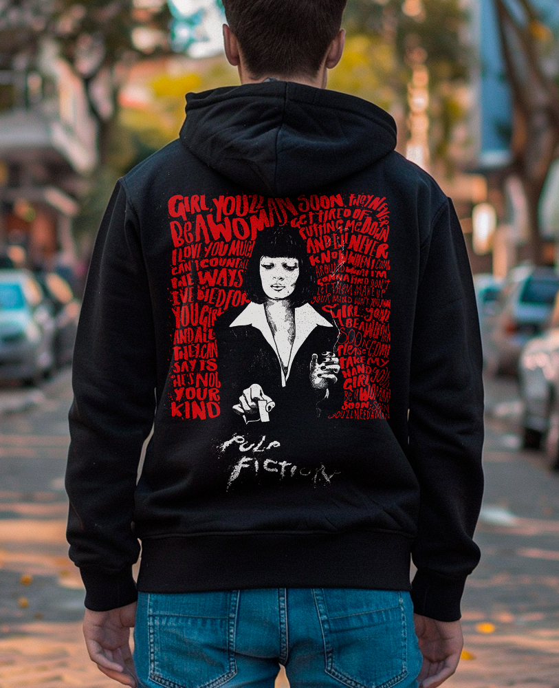 Moletom canguru unisex PULP FICTION