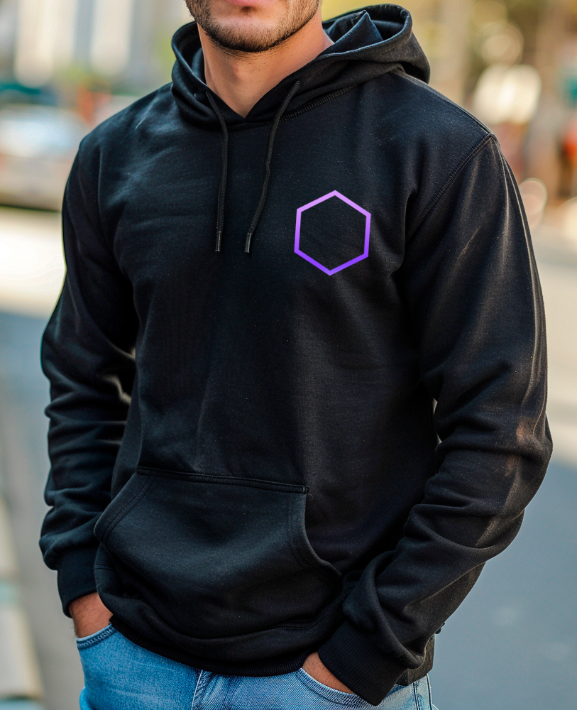 Moletom canguru unisex PURPLE DISCO MACHINE