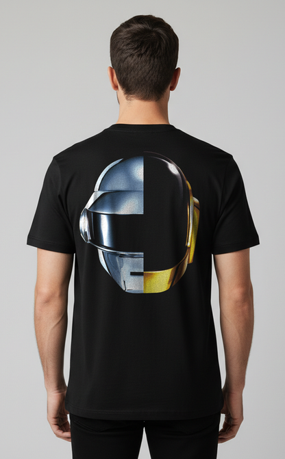 Camiseta unisex preta  DAFT PUNK RANDOM ACCESS MEMORIES