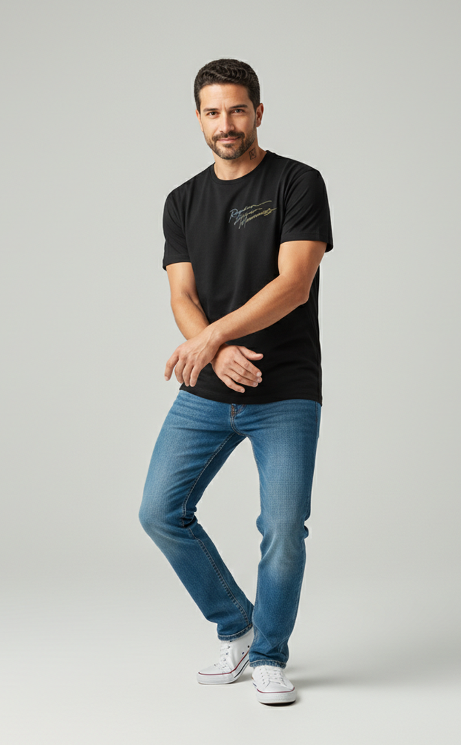 Camiseta unisex preta  DAFT PUNK RANDOM ACCESS MEMORIES