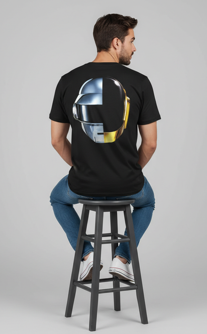 Camiseta unisex preta  DAFT PUNK RANDOM ACCESS MEMORIES