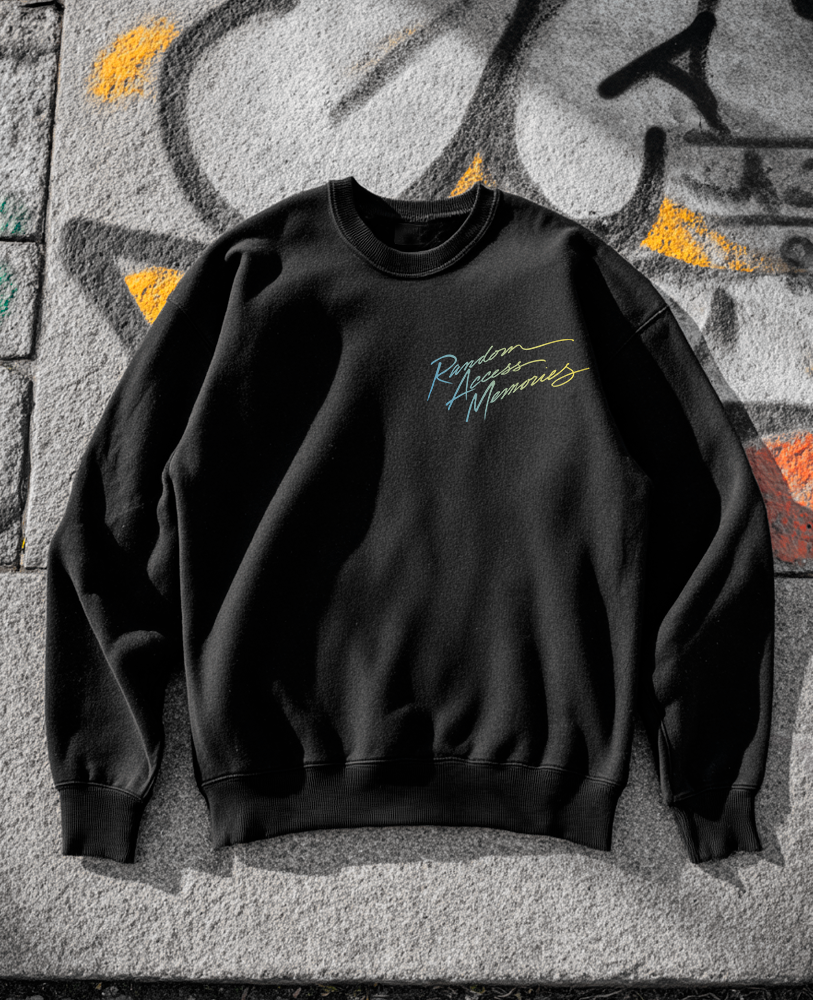 Moletom careca unisex DAFT PUNK RANDOM ACCESS MEMORIES