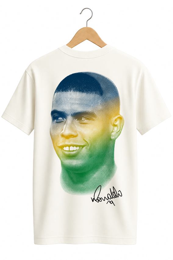 Camiseta Unisex Oversized Off-white RONALDO FENÔMENO