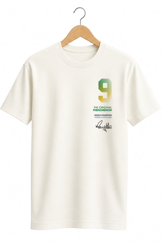 Camiseta Unisex Oversized Off-white RONALDO FENÔMENO