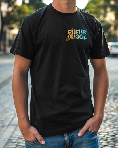 Camiseta unisex preta RUFUS DU SOL - LOS ANGELES