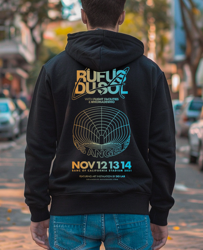 Moletom canguru unisex RUFUS DU SOL - LOS ANGELES
