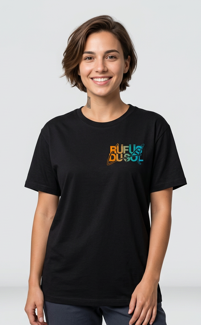 Camiseta unisex preta RUFUS DU SOL - LOS ANGELES
