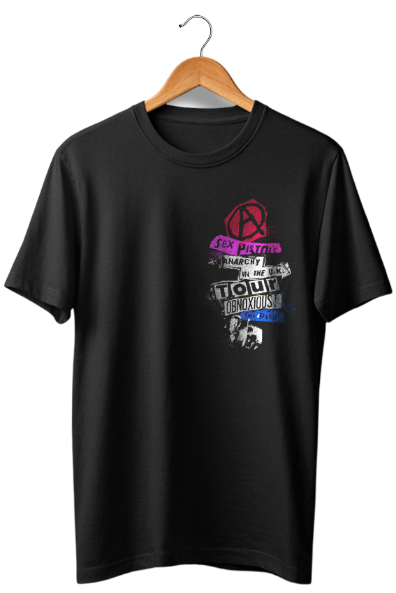 Camiseta Unisex preta SEX PISTOLS