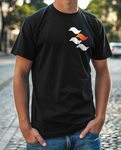 Camiseta unisex preta RICARDO VILLALOBOS - NO-SHOW